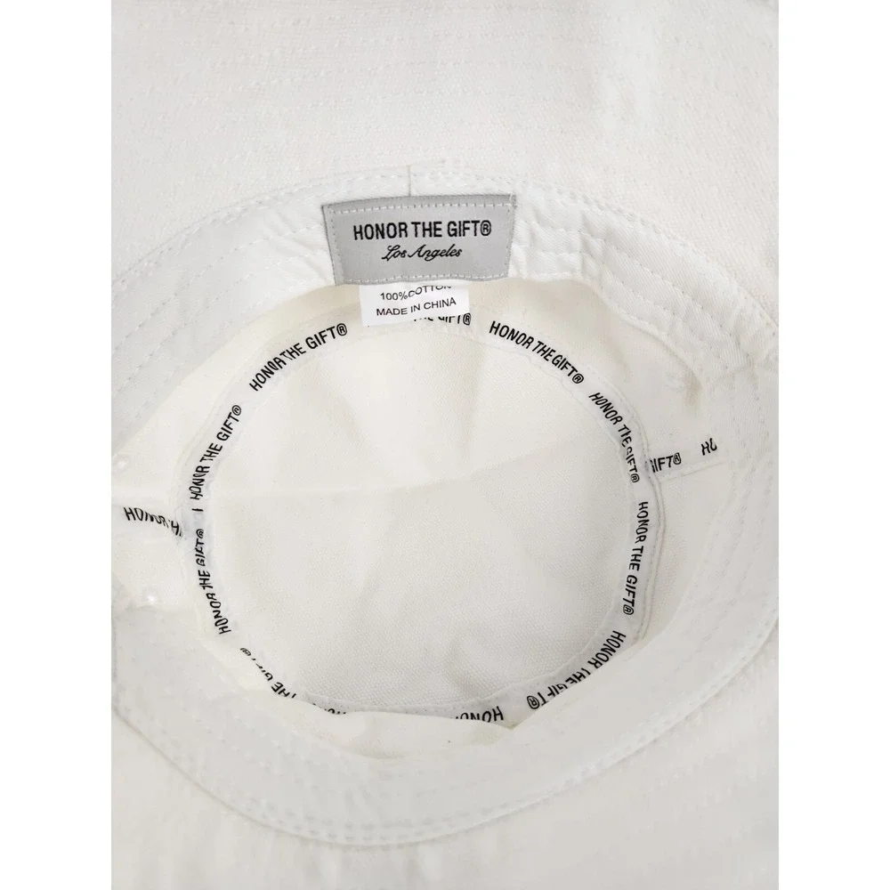 New Honor The Gift Los Angeles Off-white Bucket Hat One Size Fits Most‎ Beach